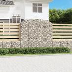 vidaXL Panier de gabions arqué 200x50x180/200 cm Fer, Jardin & Terrasse, Verzenden, Neuf