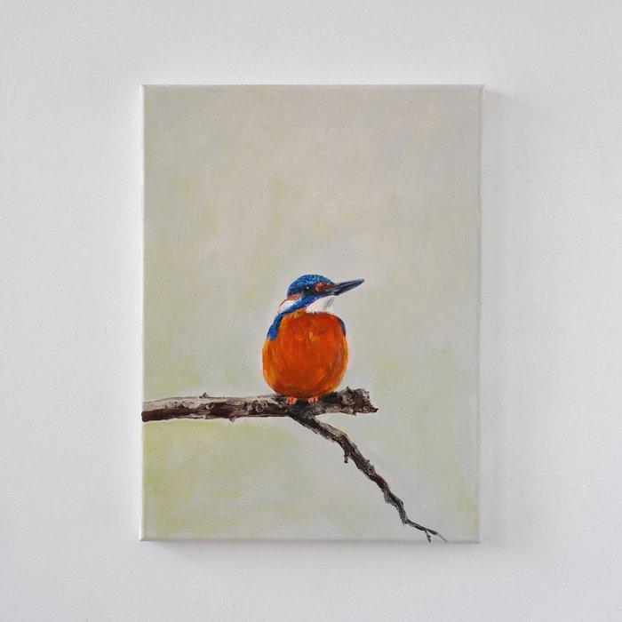 Matthieu van Riel - Kingfisher, Antiek en Kunst, Kunst | Schilderijen | Modern