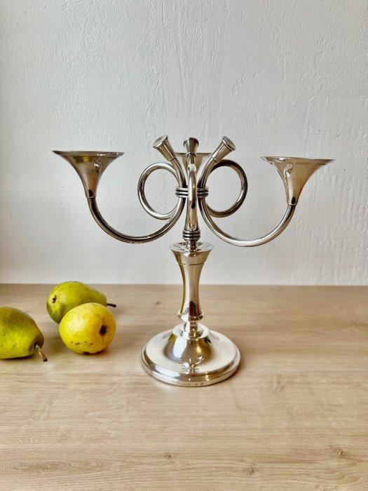 Ercuis - Kaarsenhouder - Verzilverd, Antiek en Kunst, Curiosa en Brocante