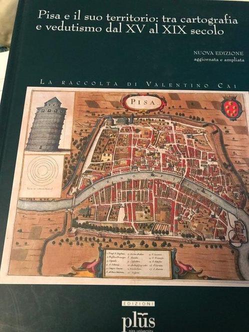 Italië - Pisa; Matthaus Merian il vecchio - Veduta della, Boeken, Atlassen en Landkaarten