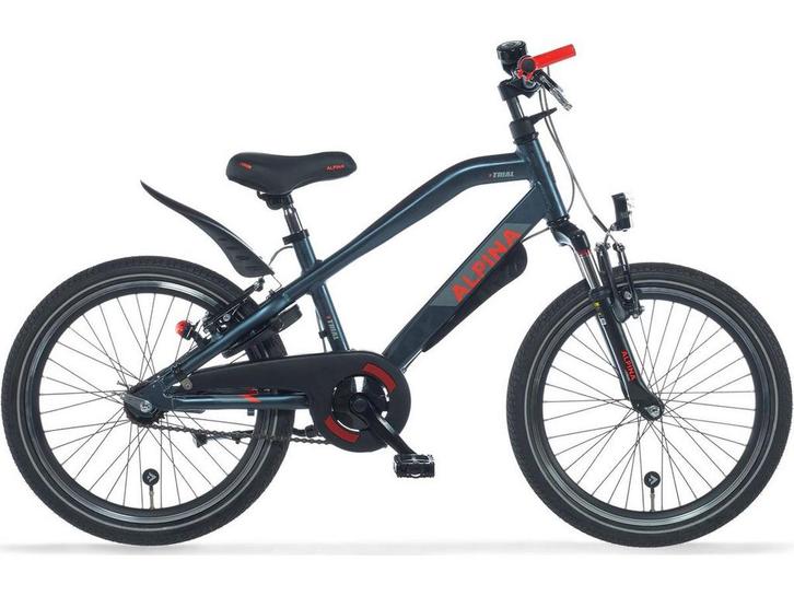 Alpina Trial - Jongensfiets - 22 inch - Dark Petrol Matt -, Fietsen en Brommers, Fietsaccessoires | Fietsstoeltjes, Zo goed als nieuw