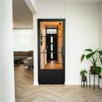 Stalen Binnendeur - 3 Vlaks met kickplate - Helder glas, Doe-het-zelf en Bouw, Deuren en Vliegenramen, Minder dan 80 cm, Binnendeur