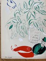 Marc Chagall (1887-1985) - Lâne bleu, Antiek en Kunst