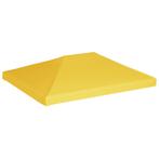 vidaXL Prieeldak 270 g/m² 4x3 m geel, Tuin en Terras, Partytenten, Verzenden, Nieuw