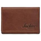 Snickers 9754 porte-cartes en cuir - 1300 - chocolate brown