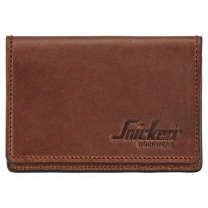 Snickers 9754 porte-cartes en cuir - 1300 - chocolate brown