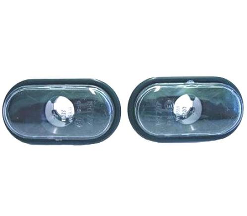 CLIGNOTANTS LATÉRAUX VERRE CLAIR NOIR MODÈLES RENAULT, Auto-onderdelen, Verlichting, Verzenden