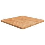 vidaXL Tafelblad vierkant 60x60x2,5cm massief eiken, Verzenden, Nieuw