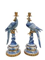 Chandelier (2) - Bronze, Porcelaine