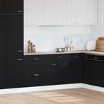 vidaXL Zwarte Eiken Lade Basis Kast - 60x46x81,5 cm van, Verzenden, Nieuw