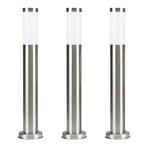 Tuinverlichting Modern Lech 2 (set van 3 stuks) RVS Tuinlamp, Tuin en Terras, Buitenverlichting, Verzenden, Nieuw