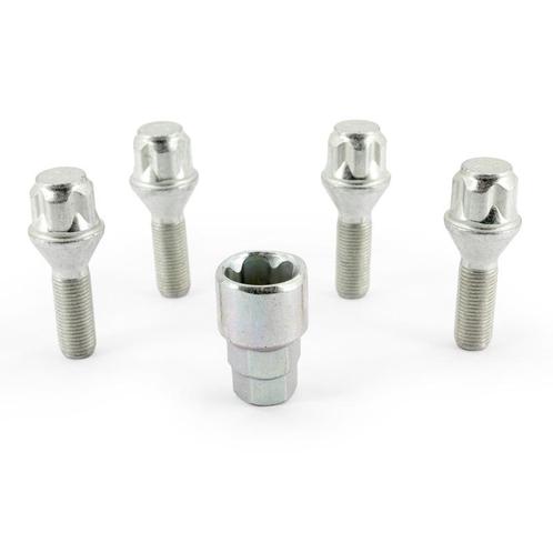H&R Wielslotenset M12x1.25x30mm konisch - 4 slotbouten incl., Auto-onderdelen, Ophanging en Onderstel, Nieuw, Verzenden