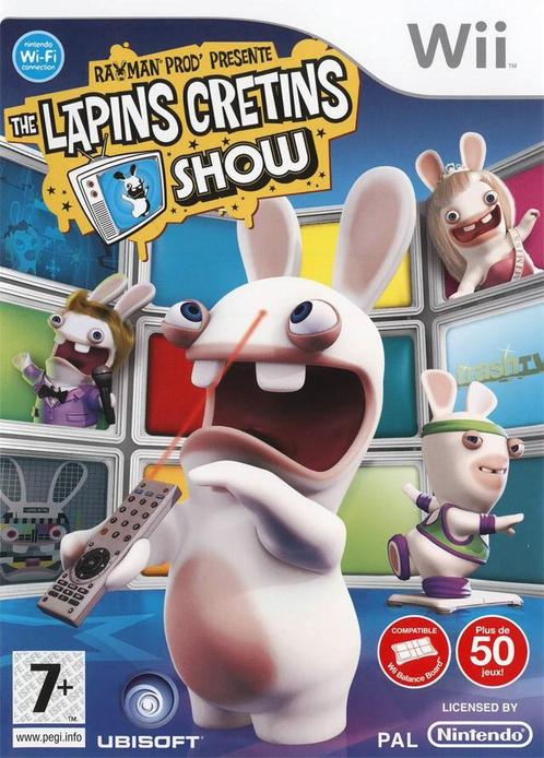Rayman Prod Presente The Lapins Cretins Show [Wii], Consoles de jeu & Jeux vidéo, Jeux | Nintendo Wii, Envoi
