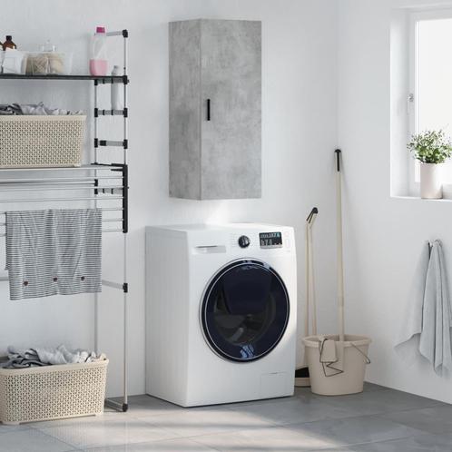 vidaXL Hangkast 34,5x34x90 cm betongrijs, Huis en Inrichting, Kasten | Dressoirs, Nieuw, Verzenden