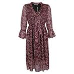 Rinascimento • rode jurk met luipaard motief • XS, Verzenden, Nieuw, Rood, Rinascimento