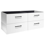 Onderkast Differnz Hilde120x50x45.5 cm Hoogglans Wit, Ophalen of Verzenden, Nieuw, Bad