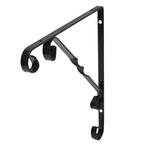 Duraline - Plankdrager - Ornament Zwart - Metaal - 25x25cm, Verzenden