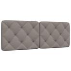 vidaXL Hoofdbordkussen 120 cm stof taupe, Huis en Inrichting, Slaapkamer | Bedden, Verzenden, Nieuw