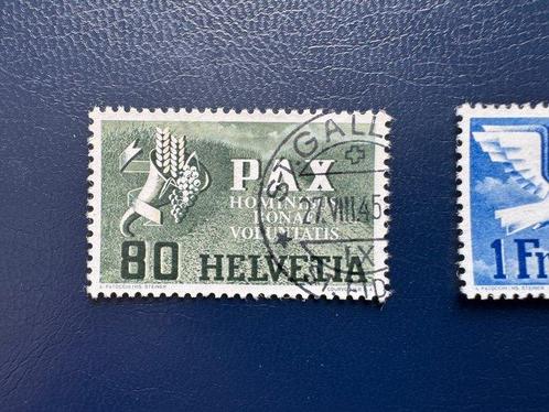 Zwitserland 1945 - Zwitserland PAX 80 en 1 Fr. Helvetia -, Postzegels en Munten, Postzegels | Europa | België