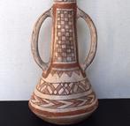 Grote AMPHORA 37 cm keramiek - Berber Kabyle - Terracotta, Antiek en Kunst