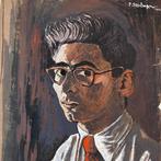 François Szulman (1931-2024) - Grand Autoportrait (Vendu, Antiquités & Art