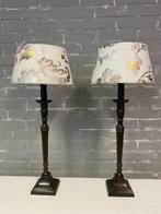 Tafellamp - Metaal - Twee zeer mooie tafel / salon lampen, Antiek en Kunst, Curiosa en Brocante