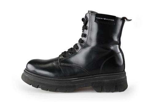 Tommy Hilfiger Veterboots in maat 35 Zwart | 5% extra, Kinderen en Baby's, Kinderkleding | Schoenen en Sokken, Jongen of Meisje