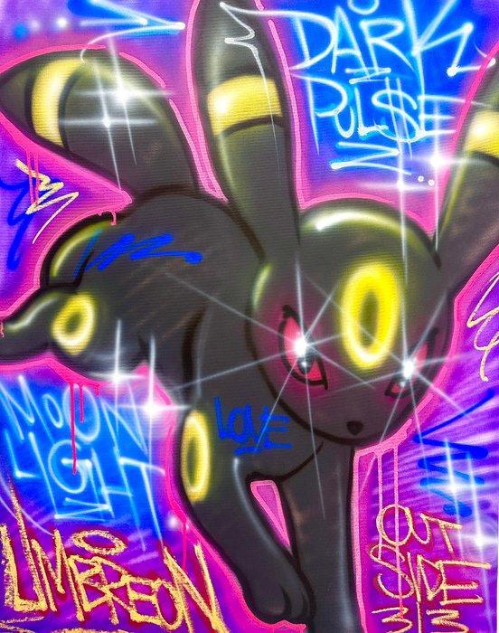 Outside313 - Umbreon - Dark Pulse - Eevee Pokémon, Antiek en Kunst, Kunst | Schilderijen | Modern
