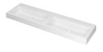 INK Wastafel Momento Polystone dubbel zonder kraangaten 160, Doe-het-zelf en Bouw, Sanitair, Ophalen of Verzenden, Nieuw, Overige typen