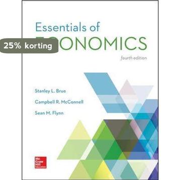 ISE Essentials of Economics 9781260084665 Stanley Brue, Verzenden, Stanley Brue