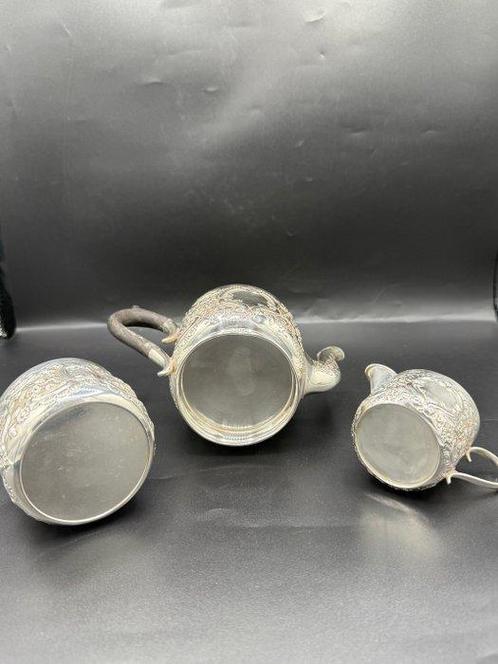 William Henry Lyde - Theeservies (3) - .925 zilver, Antiek en Kunst, Antiek | Zilver en Goud