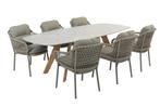 4 Seasons Outdoor Jura tuinset olijfgroen met Montana tafel, Nieuw
