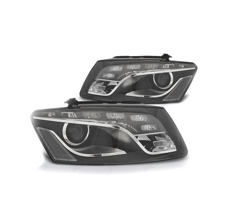 PHARES POUR AUDI Q5 08- DAYLIGHT FOND NOIR, Auto-onderdelen, Verlichting, Verzenden