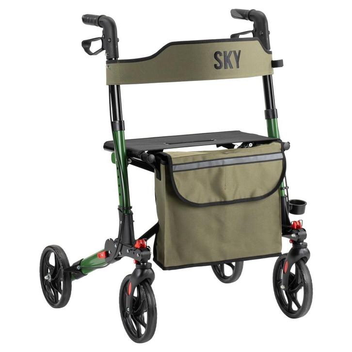 Sky Special Edition lichtgewicht rollator - Groen, Diversen, Rollators, Ophalen of Verzenden