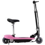 vidaXL Step elektrisch met zitje 120 W roze