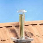 vidaXL Rain Cover Schoorsteen Zilver 20 x 20 x 18 cm, Huis en Inrichting, Kachels, Verzenden, Nieuw