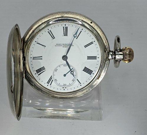 Franz Morawetz Wien - interessante Silberhalbsavonette -, Handtassen en Accessoires, Horloges | Heren