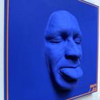 All blue mockery - orange line, Antiek en Kunst