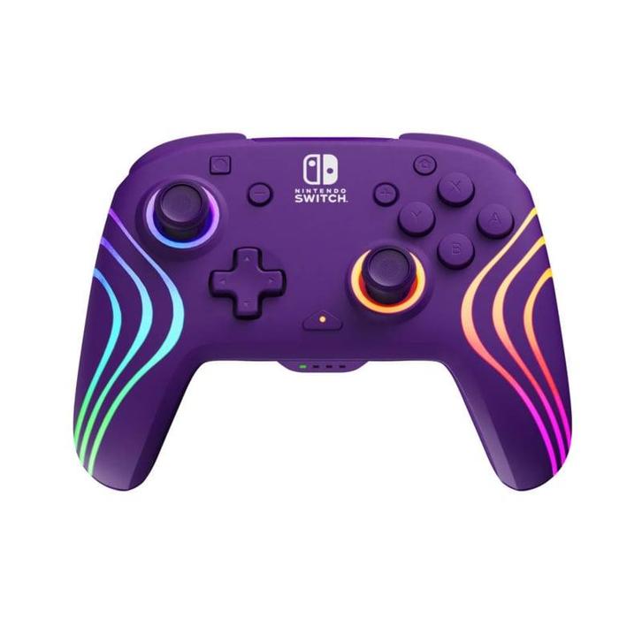 Nintendo Switch PDP Afterglow Wave Draadloze Controller P..., Games en Spelcomputers, Spelcomputers | Nintendo Switch, Zo goed als nieuw