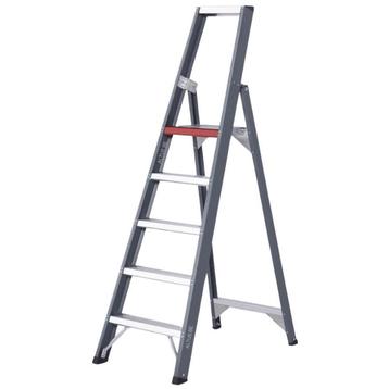 Altrex enkele trapladder Falco 5 treden, Doe-het-zelf en Bouw, Ladders en Trappen, Ophalen of Verzenden, Nieuw, Trap, 2 tot 4 meter