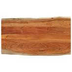 vidaXL Tafelblad rechthoekig natuurlijke rand 100x60x2,5 cm, Huis en Inrichting, Tafelonderdelen, Verzenden, Nieuw