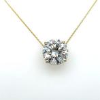 Halsketting - 14 karaat Geel goud - 7.02ct. tw. Diamant, Handtassen en Accessoires, Nieuw