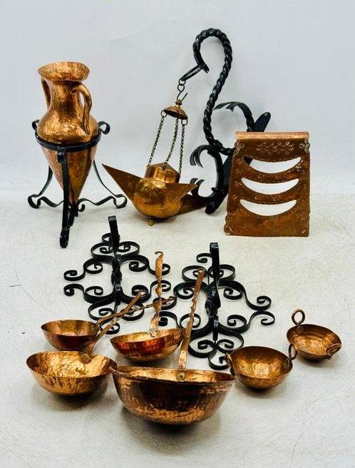 Ornement décoratif - Reliure rustique - France, Antiek en Kunst, Curiosa en Brocante