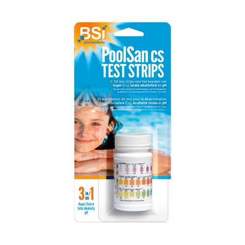 PoolSan  3 in 1 Test Strips 50 st, Tuin en Terras, Zwembad-toebehoren, Nieuw