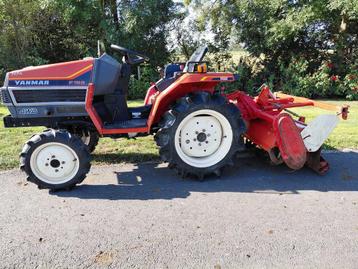 Yanmar F155 Vierwielaangedreven Minitractor met grondfrees beschikbaar voor biedingen