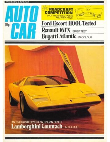 1974 AUTOCAR MAGAZINE 4051 ENGELS, Ophalen of Verzenden