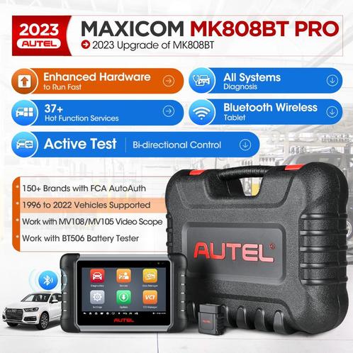 Autel MK808BT PRO universeel uitleesapparaat bluetooth auto, Autos : Divers, Outils de voiture, Envoi