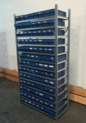 Legbordstelling 2000x1000x400mm + legborden en inzetbakjes, Articles professionnels, Aménagement de Bureau & Magasin | Entrepôt, Rayonnage & Stockage