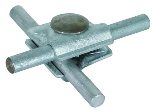Dehn MV klem voor Rd 8-10mm met M10x35mm spantkopschroef en, Doe-het-zelf en Bouw, Elektriciteit en Kabels, Verzenden
