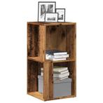 vidaXL Hoekkast 33x33x67 cm bewerkt hout oud houtkleurig, Huis en Inrichting, Kasten | Overige, Verzenden, Nieuw